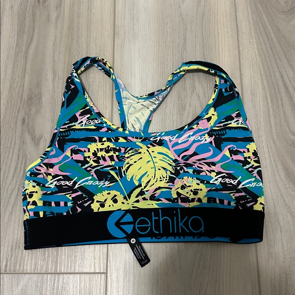 Ethika Tropical Print Sports Bra